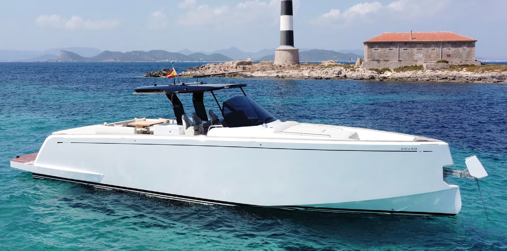 Pardo 50 "EL DUENDE" alquiler yate Ibiza