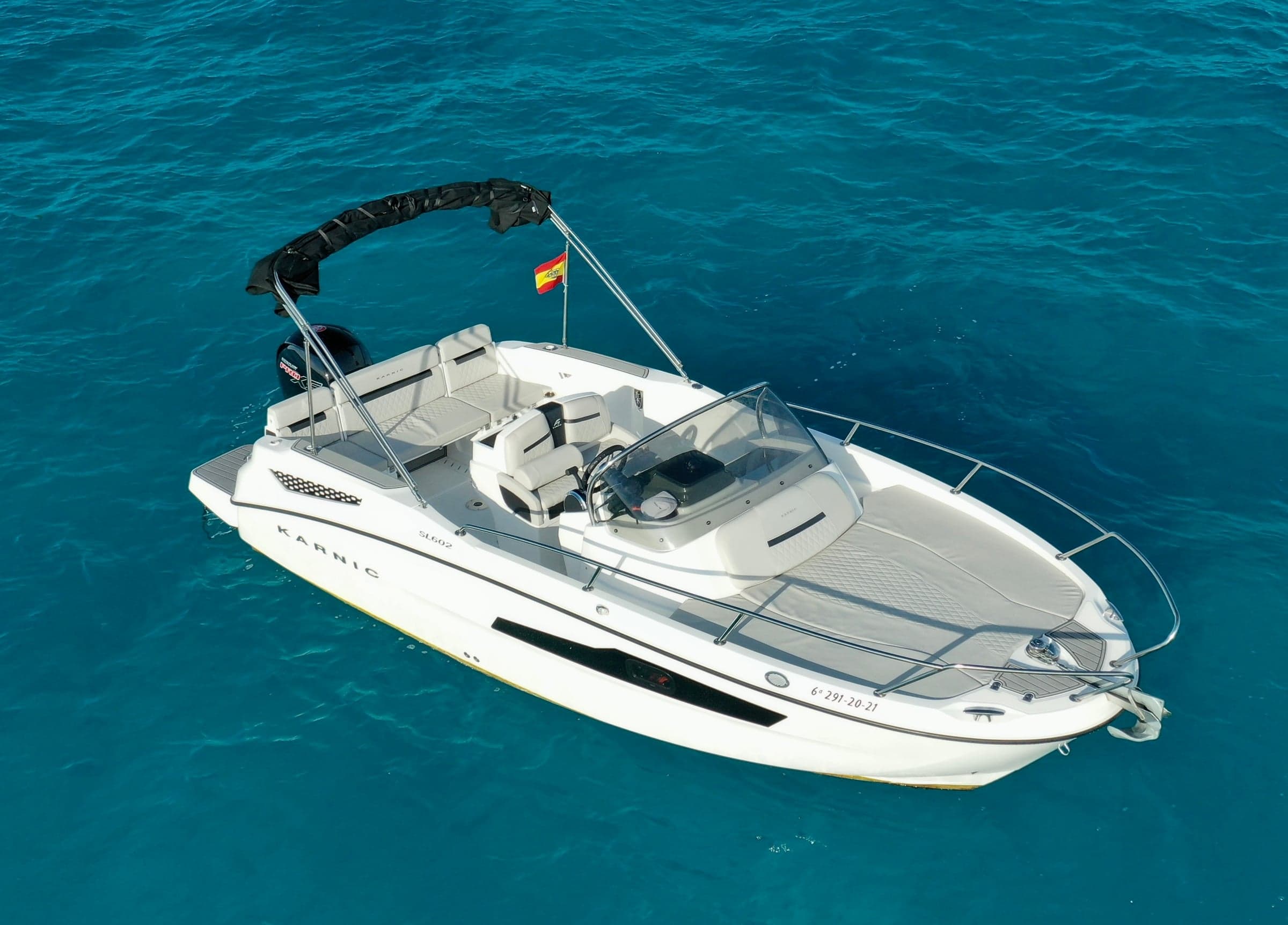 Karnic 602 SL "Mareri" lancha en alquiler Ibiza