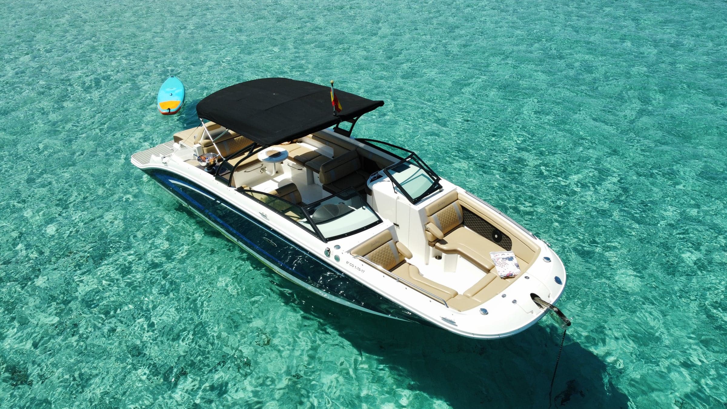 Sea Ray 290 available for charter in Ibiza
